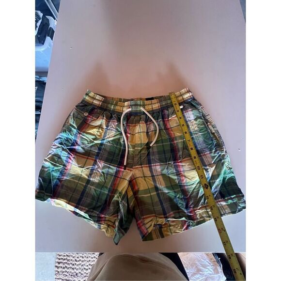 Ralph Lauren Blue Label Mens Plaid Swim Shorts Size M - Picture 10 of 11